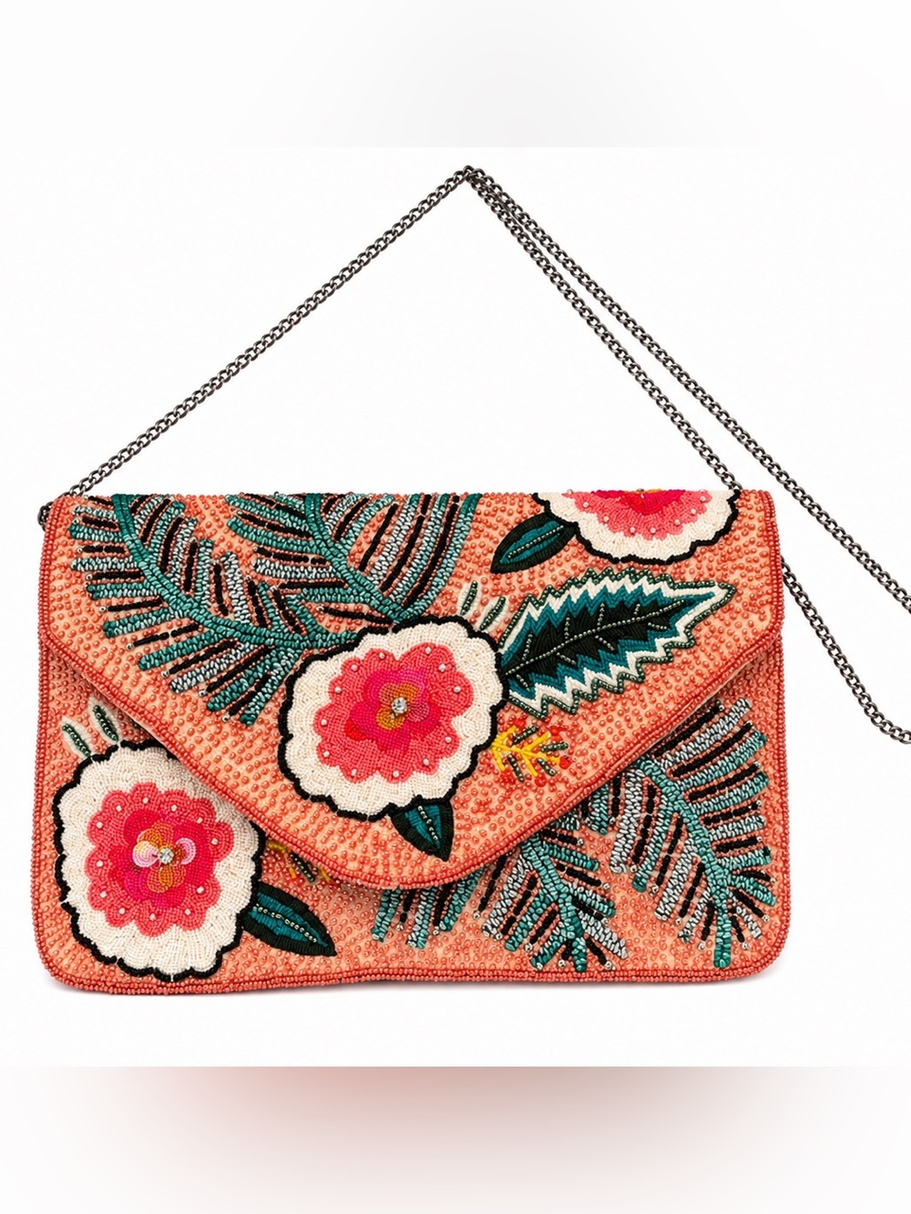 Floral Beaded & Embellished Crossbody by Caroline Hill